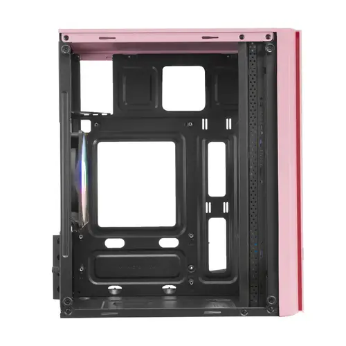 MC300P Rosa, Caja PC Micro ATX, Cristal Templado, Frontal MESH, 3xVentilador FRGB - Imagen 5