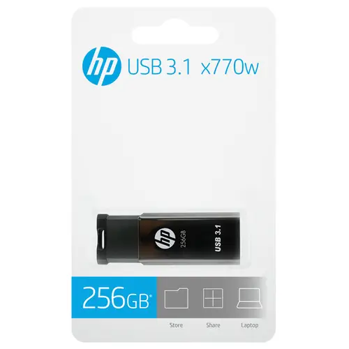 x770w unidad flash USB 256 GB USB tipo A 3.2 Gen 1 (3.1 Gen 1) Negro - Imagen 4