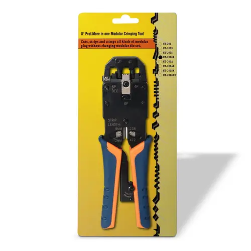A142-0311 crimpadora Herramienta para prensar Negro, Azul, Naranja - Imagen 3