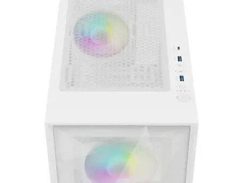 Diaxid 605 ARGB Midi Tower Blanco - Imagen 12
