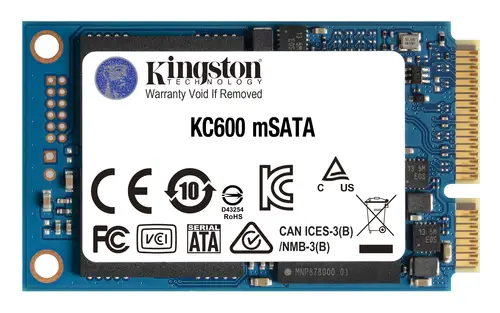 Disco SSD KC600 SATA3 mSATA de 1024 G - Imagen 1