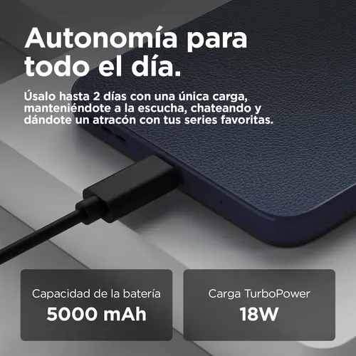 moto g05 16,9 cm (6.67") SIM doble Android 15 4G USB Tipo C 4 GB 256 GB 5200 mAh Azul - Imagen 17