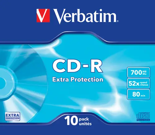 CD-R Extra Protection 700 MB 52x 10 pieza(s) - Imagen 1