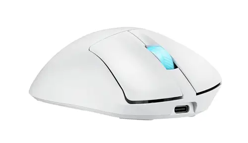 ROG Keris II Origin WHT ratón Juego mano derecha RF Wireless + Bluetooth + USB Type-A Óptico 42000 DPI - Imagen 5