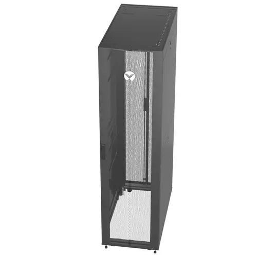 VR3307 armario rack 48U Rack o bastidor independiente Negro, Transparente - Imagen 2