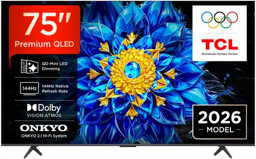 P8L 75P8L Televisor 190,5 cm (75") 4K Ultra HD Smart TV Wifi Negro 450 cd / m² - Imagen 1