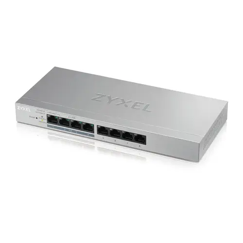 GS1200-8HP v2 Gestionado Gigabit Ethernet (10/100/1000) Energía sobre Ethernet (PoE) Gris - Imagen 1