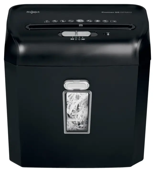 ProMax RPS812 triturador de papel Corte en tiras 60 dB 22 cm Negro