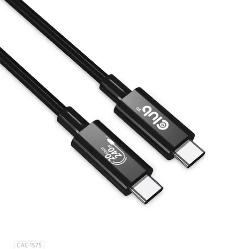 CAC-1575 cable USB USB4 Gen 2x2 2 m USB C Negro - Imagen 1