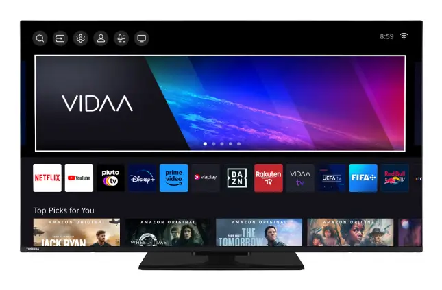 55UV3463DG Televisor 139,7 cm (55") 4K Ultra HD Smart TV Negro 300 cd / m²