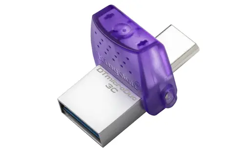 DataTraveler 128GB microDuo 3C 200MB/s dual USB-A + USB-C - Imagen 2