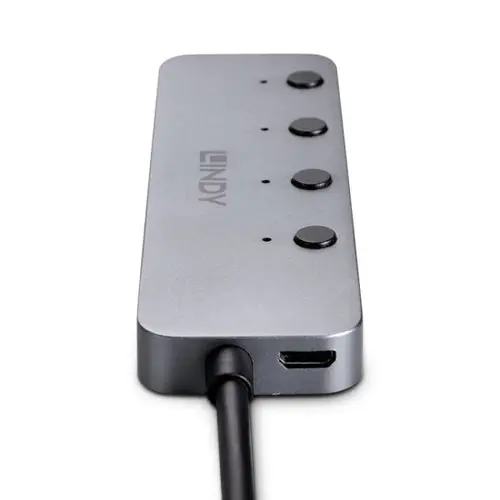 43383 hub de interfaz USB 3.2 Gen 1 (3.1 Gen 1) Type-C 5000 Mbit/s Gris - Imagen 4