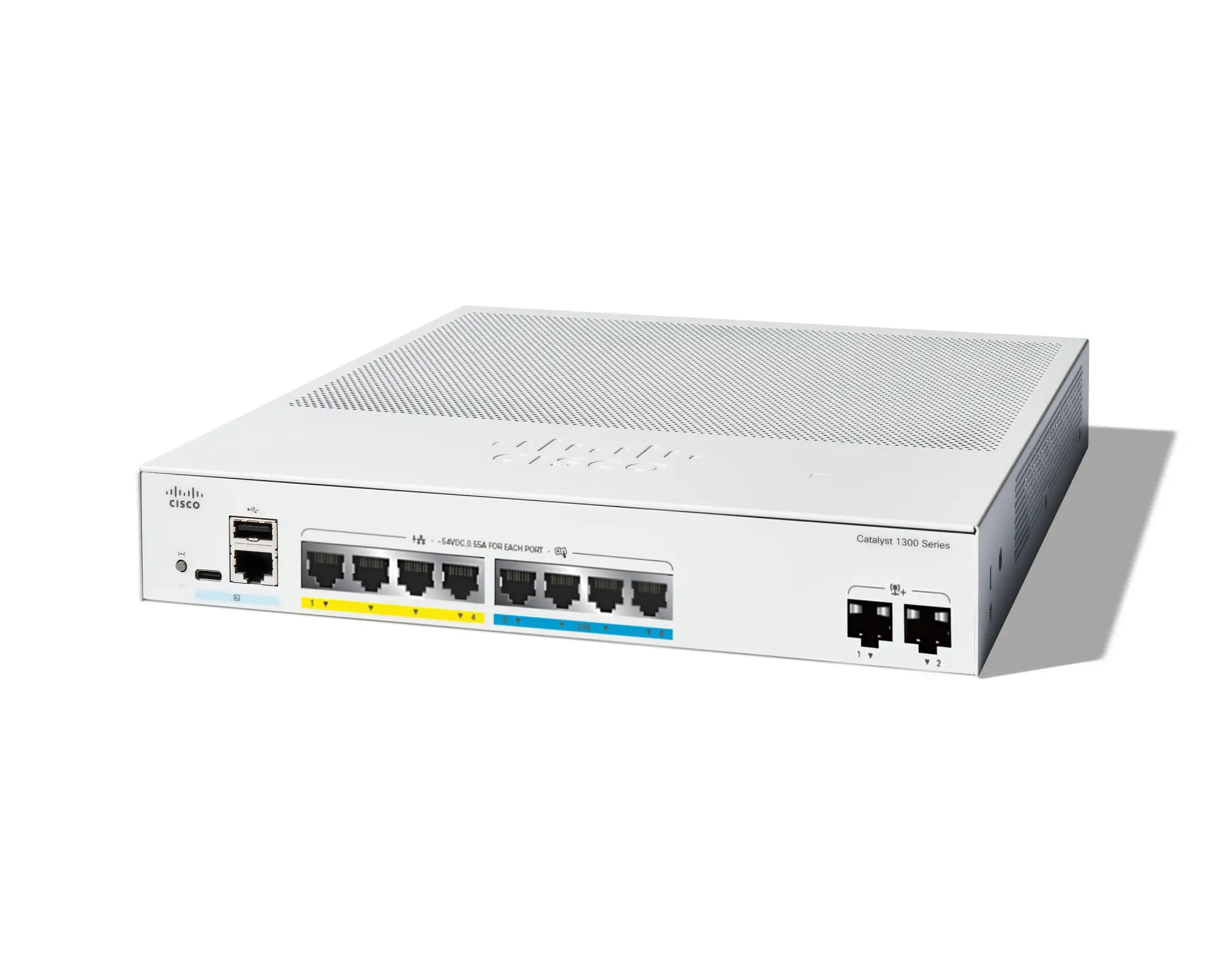 Catalyst C1300-8MGP-2X switch Gestionado L2/L3 Gigabit Ethernet (10/100/1000) Energía sobre Ethernet (PoE) Gris