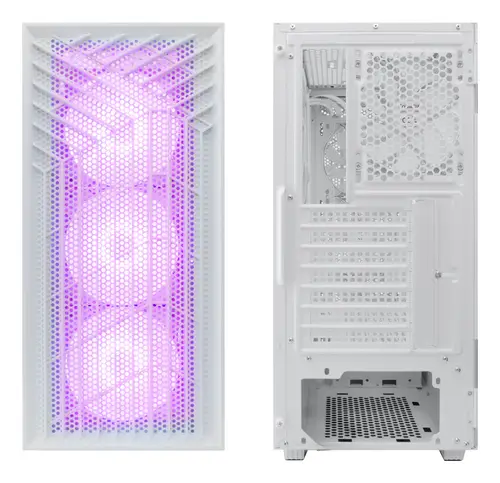 Coolbox Caja Gaming ATX GA300 GRIDLINE White - Imagen 4