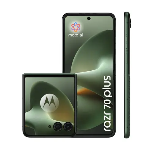 razr 70 plus 17,5 cm (6.9") SIM doble Android 16.0 5G USB Tipo C 12 GB 512 GB 4500 mAh Verde oscuro - Imagen 3