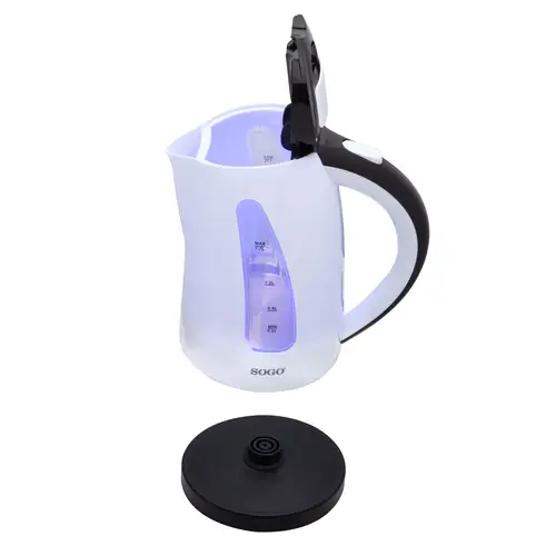 KET-SS-7710 tetera eléctrica 1,7 L Negro, Blanco - Imagen 4