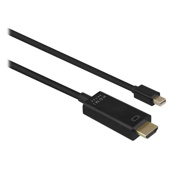 Cable HDMI Mini Displayport 2m HDMI tipo A (Estándar) Negro
