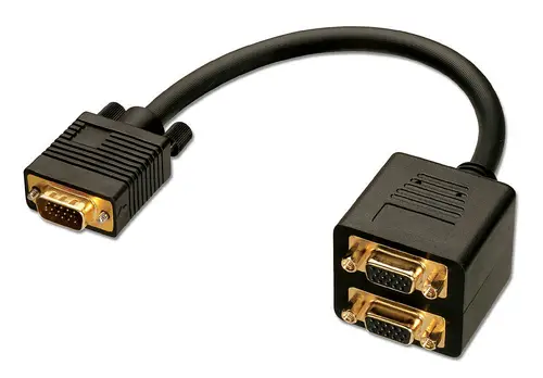 41214 cable VGA 0,18 m VGA (D-Sub) Negro - Imagen 1