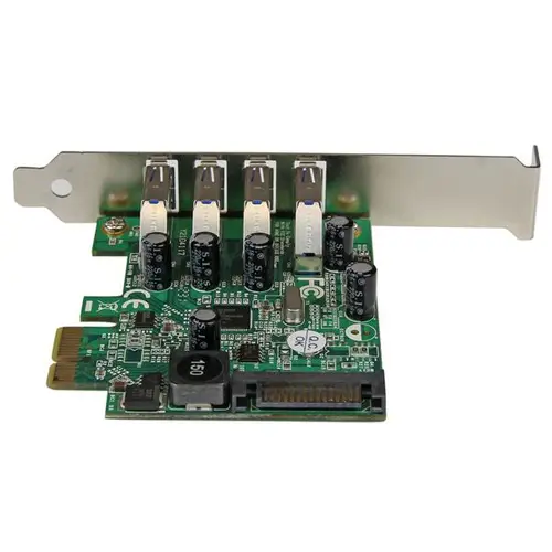 Tarjeta Adaptador PCI Express PCI-E USB 3.0 con UASP de 4 Puertos - Alimentación SATA - Imagen 3