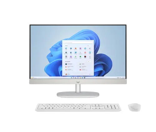 23.8 inch All-in-One 24-cr0176ns PC Intel® Celeron® N100 60,5 cm (23.8") 1920 x 1080 Pixeles 8 GB DDR4-SDRAM 512 GB SSD Windows 11 Home Wi-Fi 6 (802.11ax) Blanco - Imagen 1