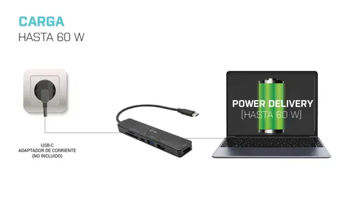 USB-C Travel Easy Dock 4K HDMI + Power Delivery 60 W - Imagen 9