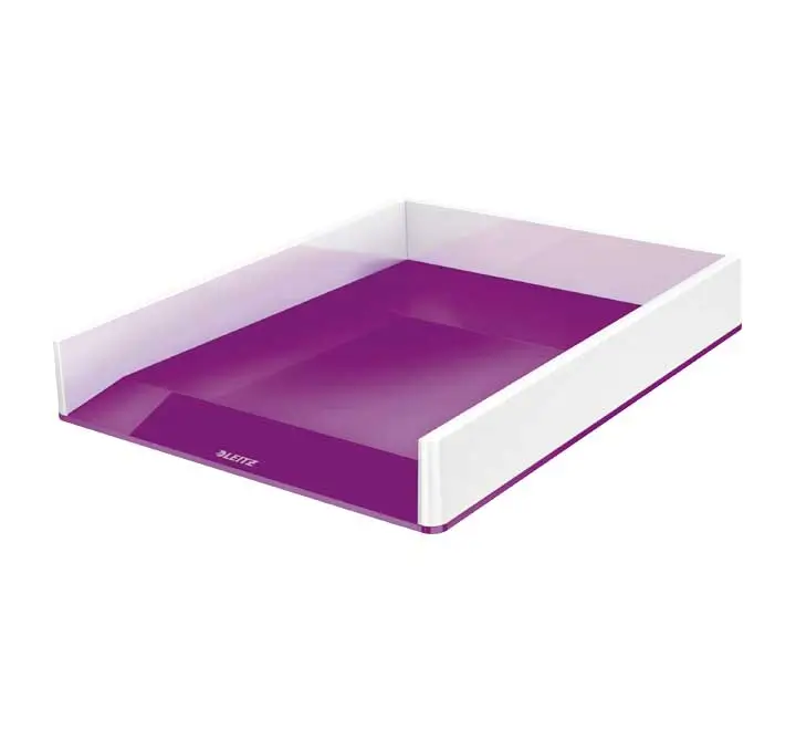 BANDEJA LEITZ WOW DUAL A4 BLANCO/VIOLE 53611062
