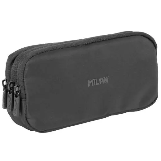 MILAN PORTATODO 3 CREMALLERAS SERIE SHADOW NEGRO