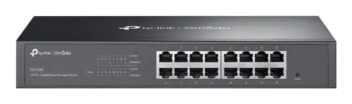 Omada ES216G switch Gestionado L2 Gigabit Ethernet (10/100/1000) Negro - Imagen 1