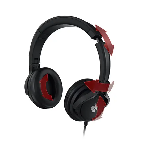 JA-2200 Auriculares Alámbrico Diadema Juego Negro - Imagen 3