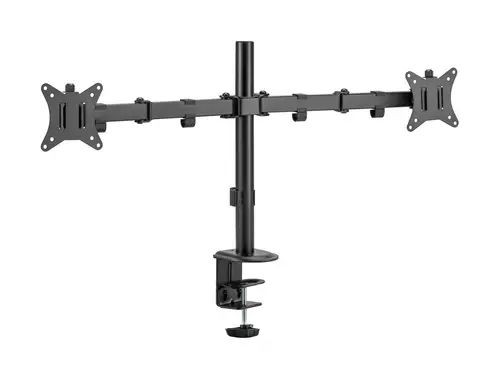 Soporte de escritorio articulado para dos monitores de 17«-32», negro - Imagen 2
