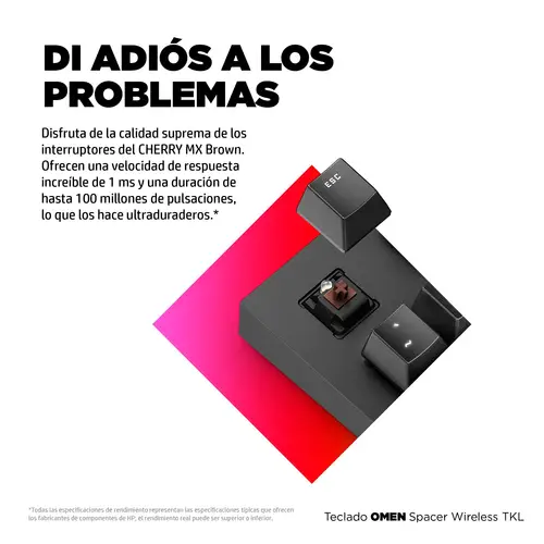 Teclado inalámbrico OMEN Spacer TKL - Imagen 9