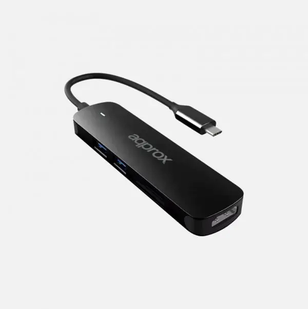 APPC45 base para portátil y replicador de puertos USB Tipo C Negro