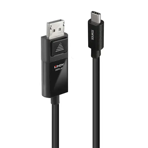 43342 adaptador de cable de vídeo 2 m USB Tipo C DisplayPort Negro - Imagen 1