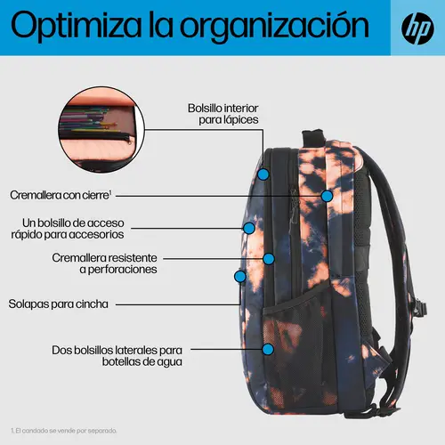 Mochila Campus XL con teñido anudado - Imagen 4