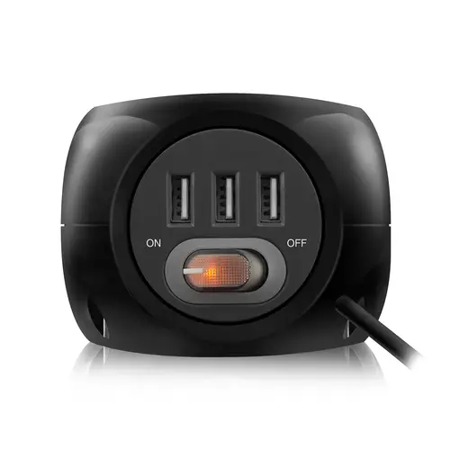 EW3938 adaptador e inversor de corriente Interior Negro - Imagen 1