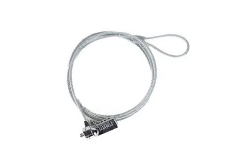 Secure 4D cable antirrobo Plata 1,5 m - Imagen 1