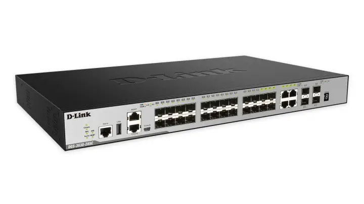 DGS-3630-28SC switch Gestionado L3 1U Negro