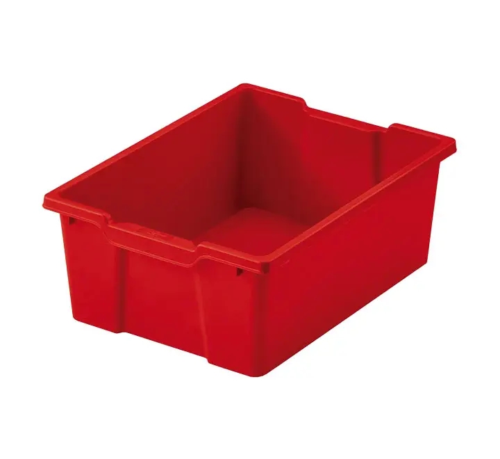 CUBETA ALMACENAJE FAIBO 420X310X148MM ROJO 785-03