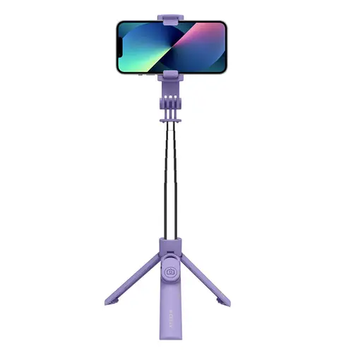 CLICKSFSTICKVL palo para autofotos Smartphone Violeta - Imagen 2
