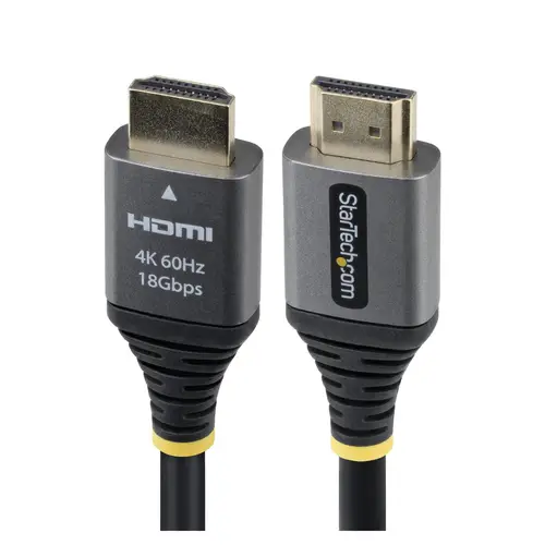 Cable HDMI 2.0 Certificado Premium de Alta Velocidad de 1,5m - 4K 60Hz/ 1440p 144Hz - Cable HDMI 2.0 con HDR10 ARC - 18Gbps - Cable HDMI 4K para Monitor/TV - Imagen 1