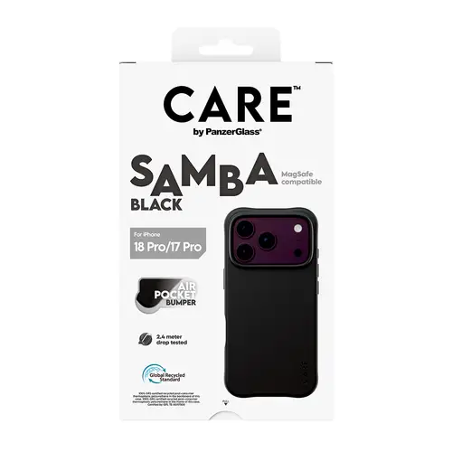CARE by ® Samba Case Black w. MagSafe iPhone 18 Pro | 17 Pro funda para teléfono móvil Negro - Imagen 3