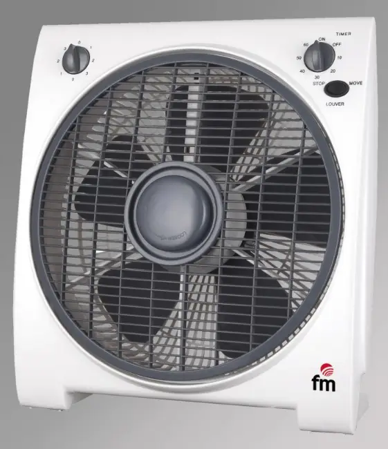 BF-4 ventilador Negro, Blanco