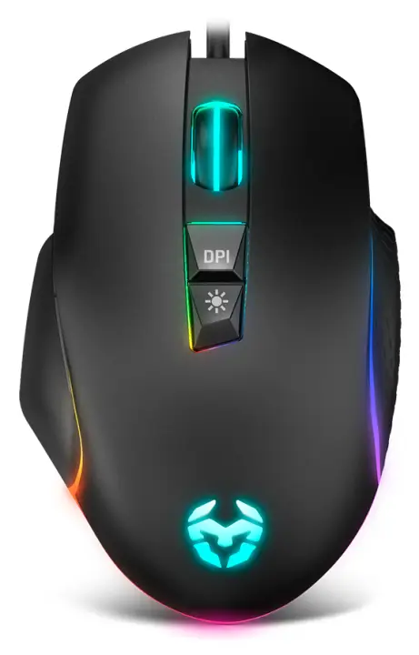 Keos ratón Juego mano derecha USB tipo A Óptico 6400 DPI