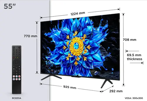 P8L 55P8L Televisor 139,7 cm (55") 4K Ultra HD Smart TV Wifi Negro 450 cd / m² - Imagen 4