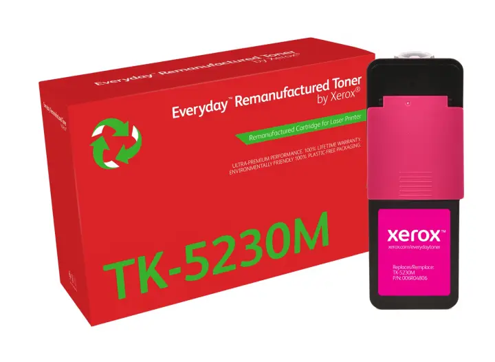 Remanufacturado Everyday Tóner Everyday Magenta remanufacturado de Xerox es compatible con Kyocera TK-5230M, Capacidad estándar