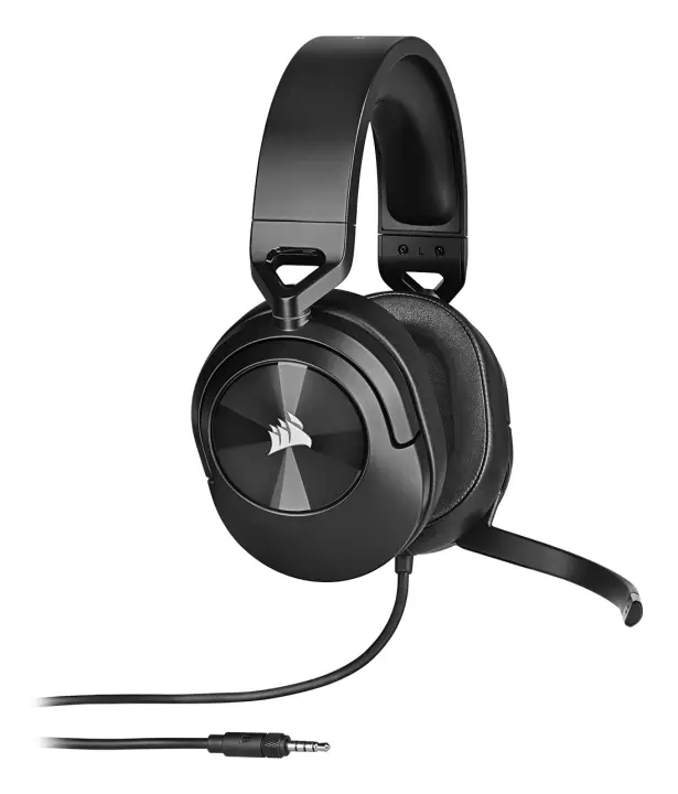 HS55 STEREO Auriculares Alámbrico De mano Juego Carbono