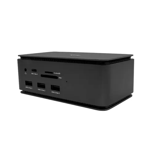 Metal USB4 Docking station Dual 4K HDMI DP with Power Delivery 80 W + Universal Charger 100 W - Imagen 3