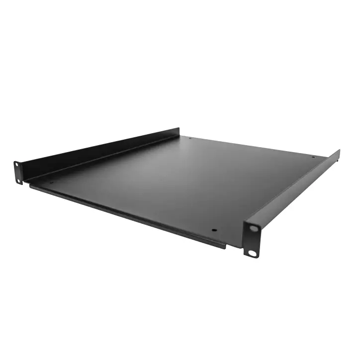 Estante 1U para Armario Rack de Servidores - Bandeja Universal Voladiza para Montaje en Rack de 19" - Capacidad de 25kg - de 20" de Profundidad