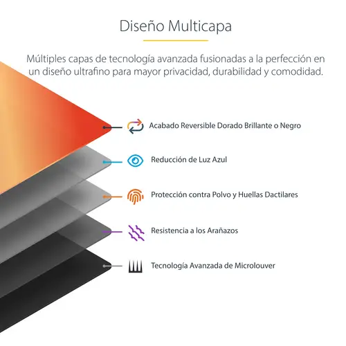 Filtro de Privacidad Dorado de 23.8in para Monitor de 16:9 - Filtro Reversible - Filtro de Pantalla Brillante Removible para Ordenador - Protector de Pantalla - +/- 30 Deg. - Imagen 12