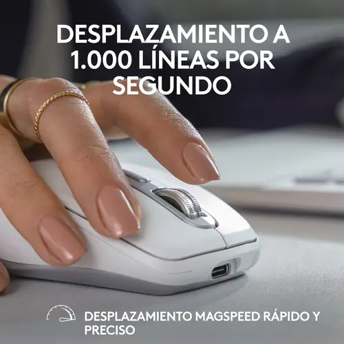 910-006929 ratón Oficina mano derecha RF Wireless + Bluetooth Laser 8000 DPI - Imagen 13